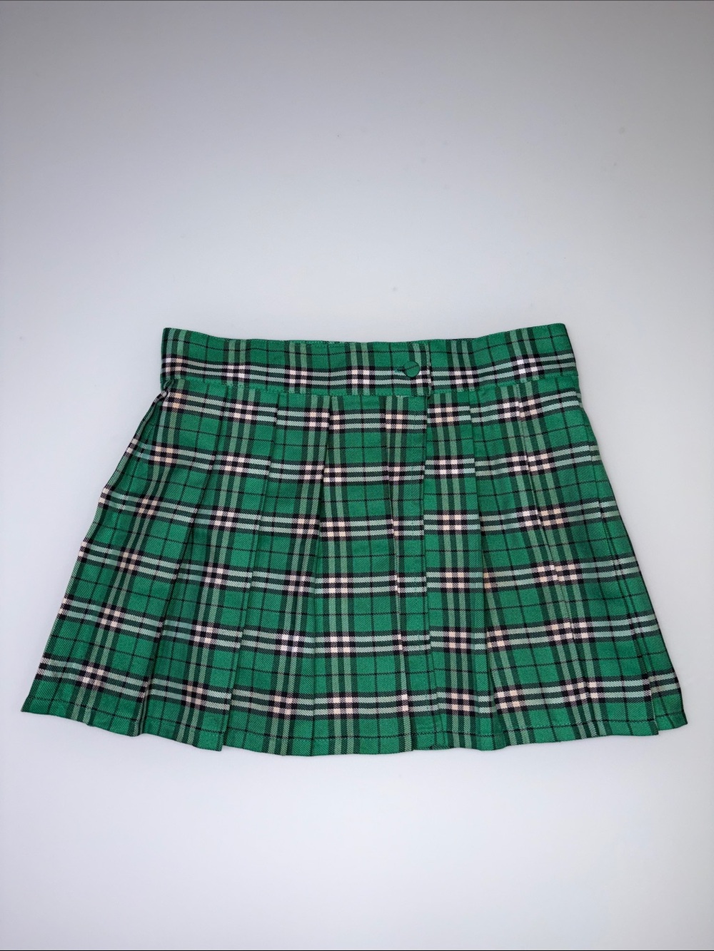 Spirit Halloween Green School Girl Skirt costume S/M